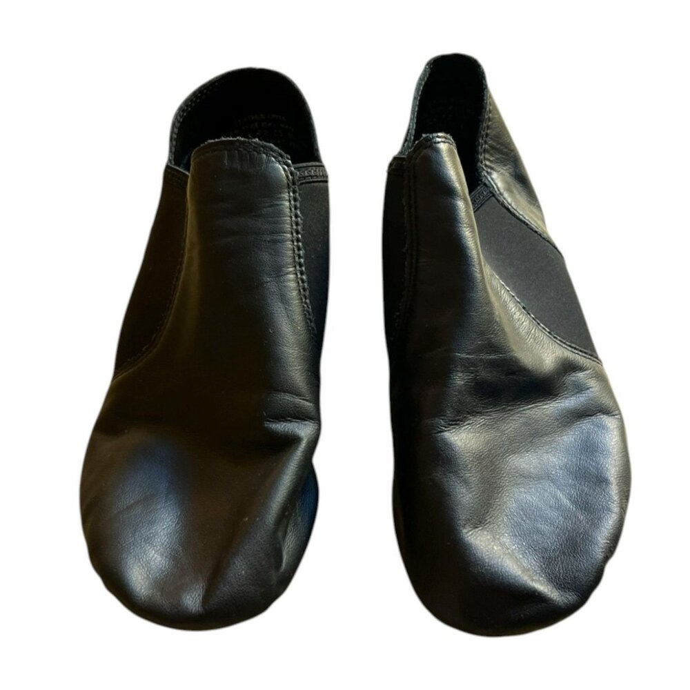 Capezio EJ2A Black Leather Split Sole Jazz Shoes 10.5M